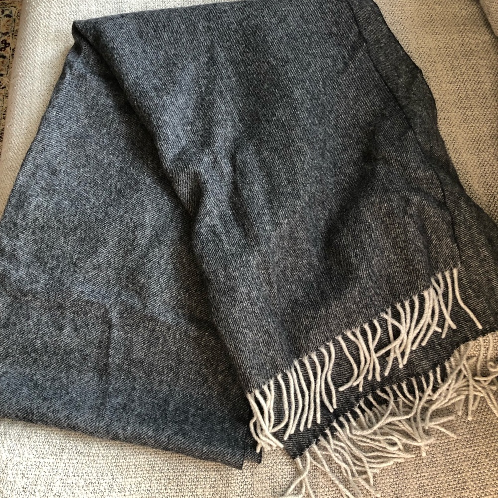 & Other Stories Wool Fringe Blanket Scarf